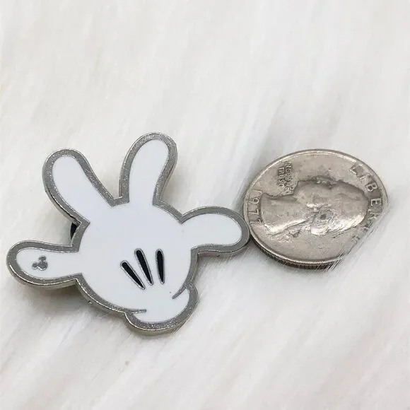 🔮 5/$25 Disney‎ Mickey Mouse Glove Pin - Picture 2 of 3